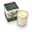 Balsam & Cedar Small Boxed Crackle Glass Candle