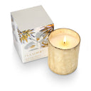 Winter White Small Boxed Crackle Glass Candle