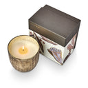 Woodfire Large Boxed Crackle Glass Candle