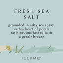 Fresh Sea Salt Large Baltic Glass Candle - Illume Candles - 46274341000