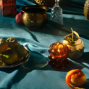 Gilded Citrus Glacé Glass Candle