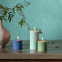 Fresh Sea Salt Small Fragranced Pillar Candle - Illume Candles - 46272341000