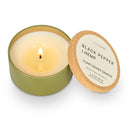 Black Pepper and Hemp Cork Tin Candle - Illume Candles - 46270009000