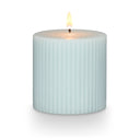 Fresh Sea Salt Small Fragranced Pillar Candle - Illume Candles - 46272341000