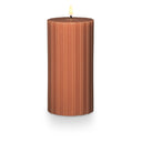Terra Tabac Medium Fragranced Pillar Candle - Illume Candles - 46273001000