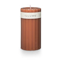 Terra Tabac Medium Fragranced Pillar Candle - Illume Candles - 46273001000