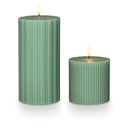 Hinoki Sage Medium Fragranced Pillar Candle - Illume Candles - 46273003000