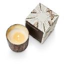 Woodfire Small Boxed Crackle Glass Candle - Illume Candles - 46280119000