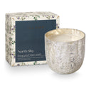 North Sky Large Boxed Crackle Glass Candle - Illume Candles - 46284083000