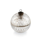 Balsam & Cedar Silver Mercury Ornament Candle