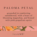 Paloma Petal Boxed Glass Candle