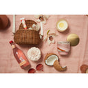 Coconut Milk Mango Ceramic Flower Candle